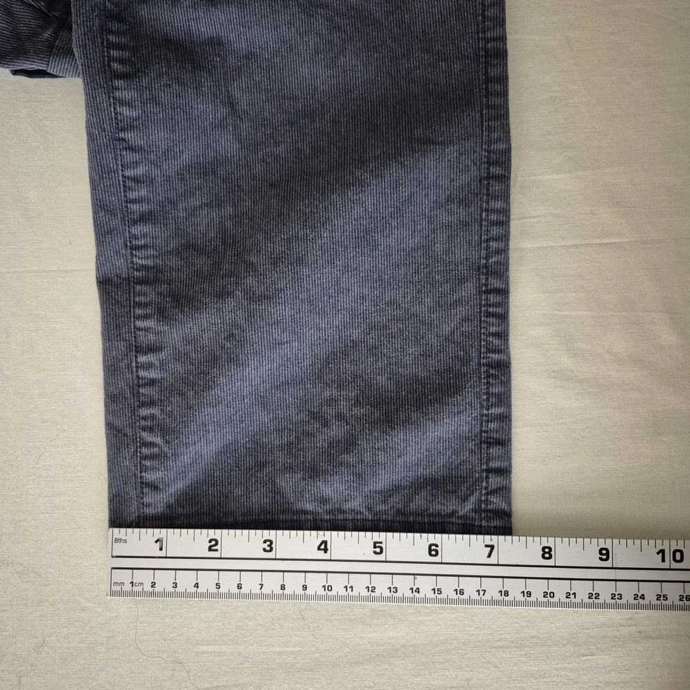 Banana Republic Pants Mens Kentfield‎ Straight Leg Slate Blue Micro Stripe 31x30